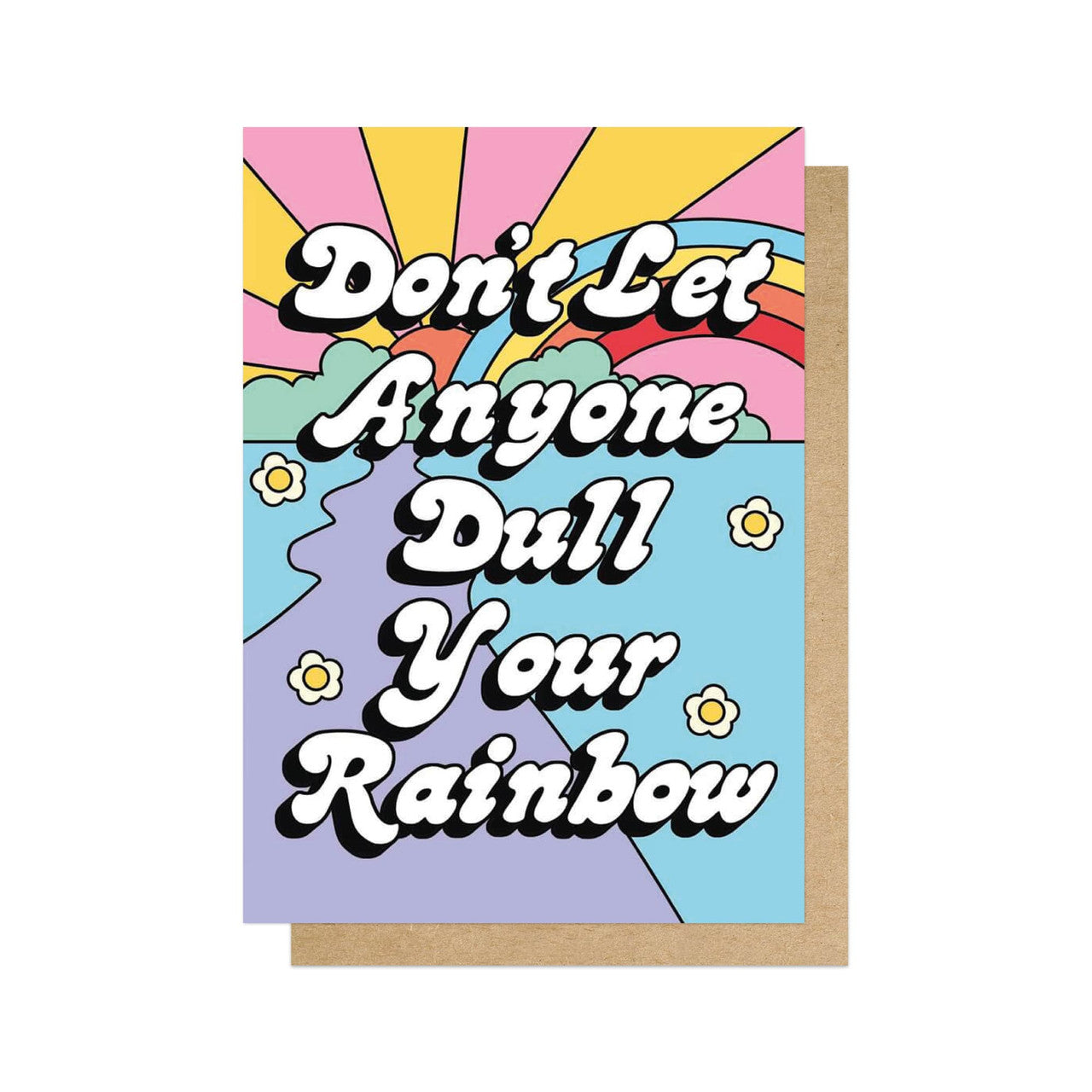VIOECL008C-East End Prints-Rainbow-Card-
