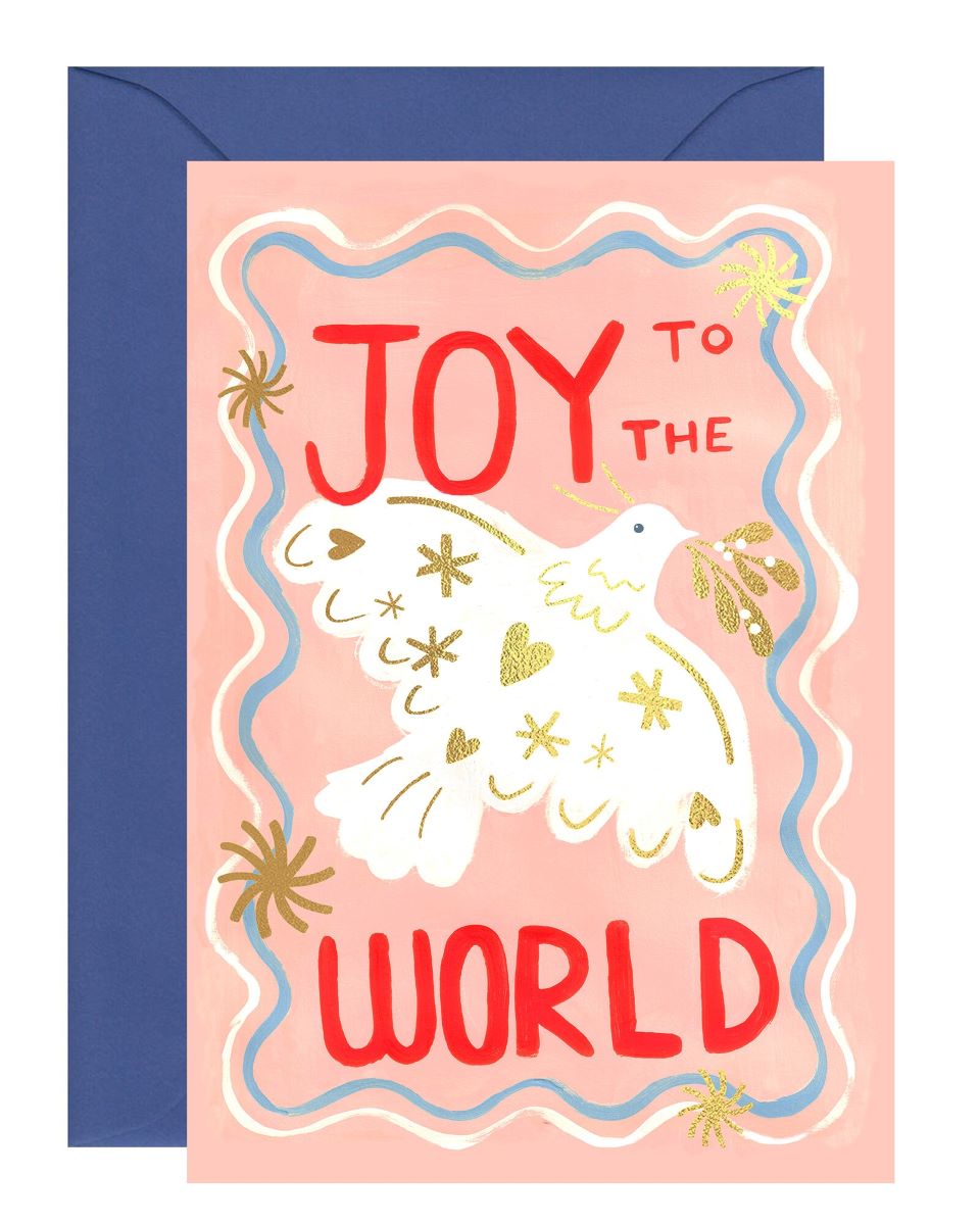 C-C0040-Ickaprint-Joy To The World-Xmas Card-