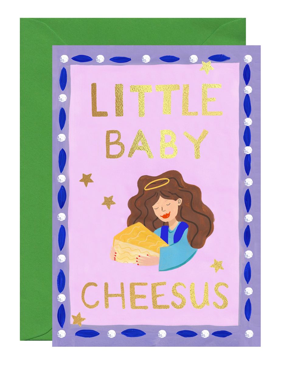 C-C0043 -Ickaprint-Cheesus-Xmas Card-