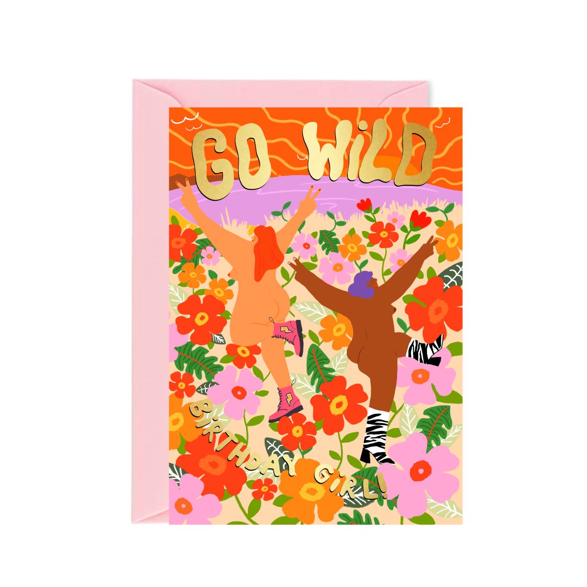 CB005-Ickaprint-Birthday Go Wild-Card-Foil