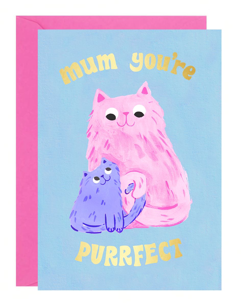 CM010-Ickaprint-Purrfect Mum-Card-