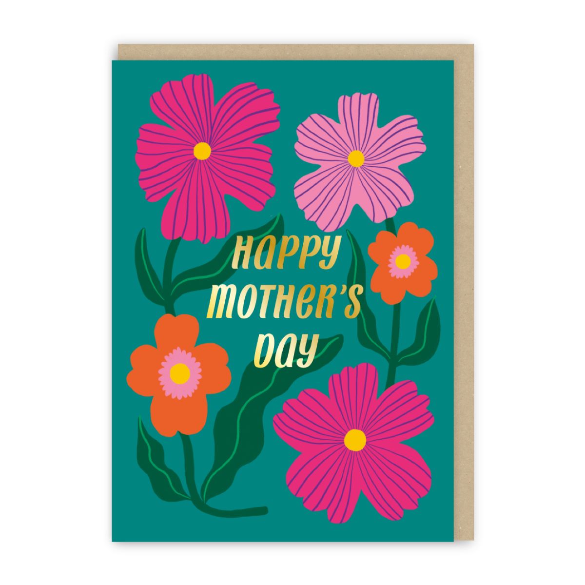 GC119-In Real Life-Happy Mother'S Day Floral-Card-