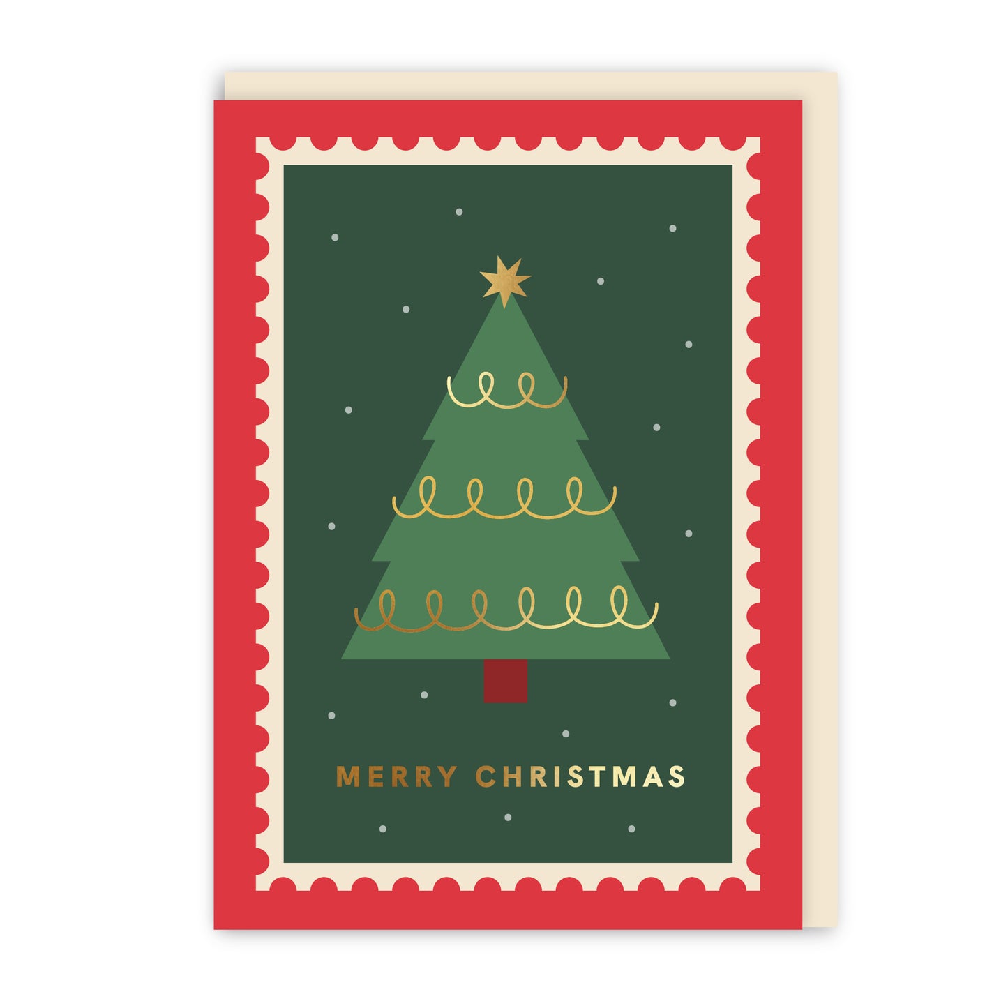 GC190-In Real Life-Merry Mail - Tree-Xmas Card-The Merry Mail