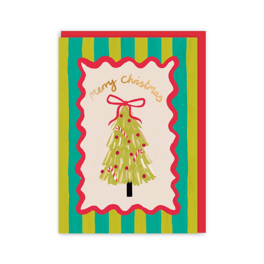 GC210-In Real Life-Christmas Tree-Xmas Card-Christmas Treats