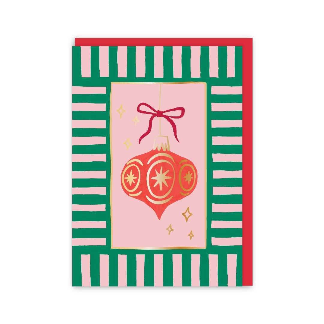 GC211-In Real Life-Bauble-Xmas Card-Christmas Treats