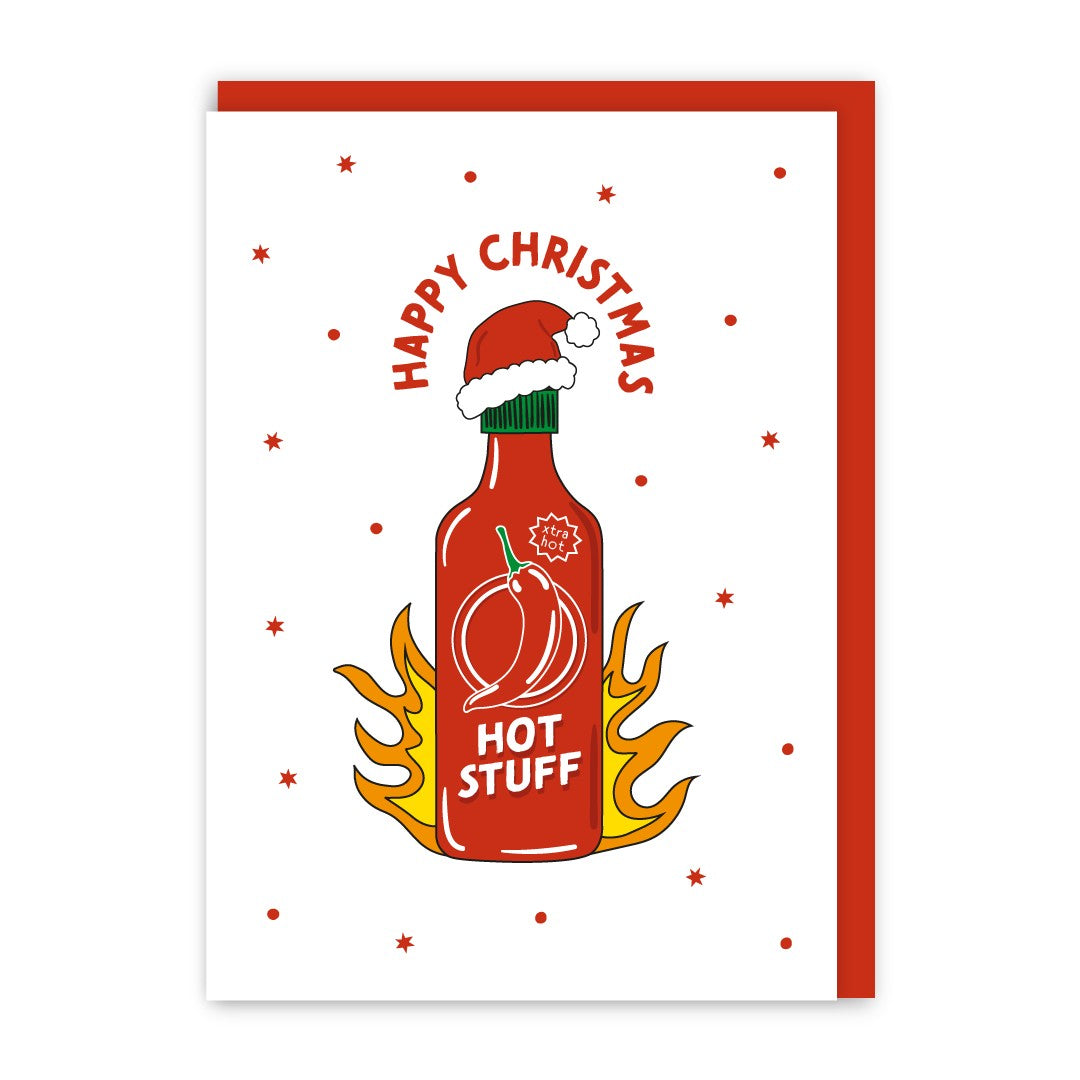 GC214-In Real Life-Hot Stuff Xmas-Xmas Card-Whats Your Flavour