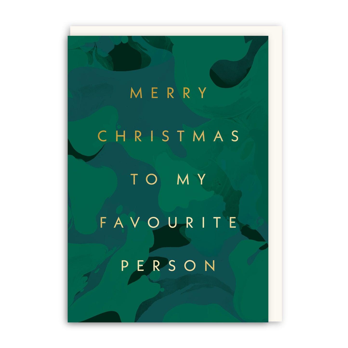 GC239-In Real Life-Favourite Person Christmas-Xmas Card-Moments In Marble