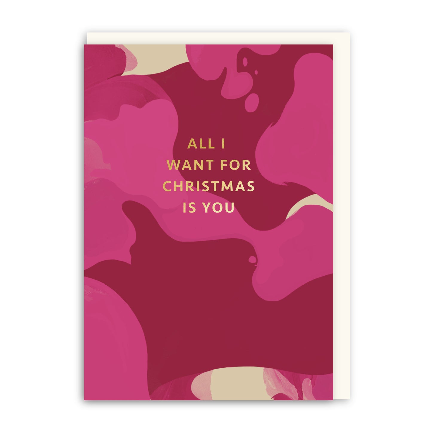 GC240-In Real Life-All I Want For Christmas-Xmas Card-Moments In Marble