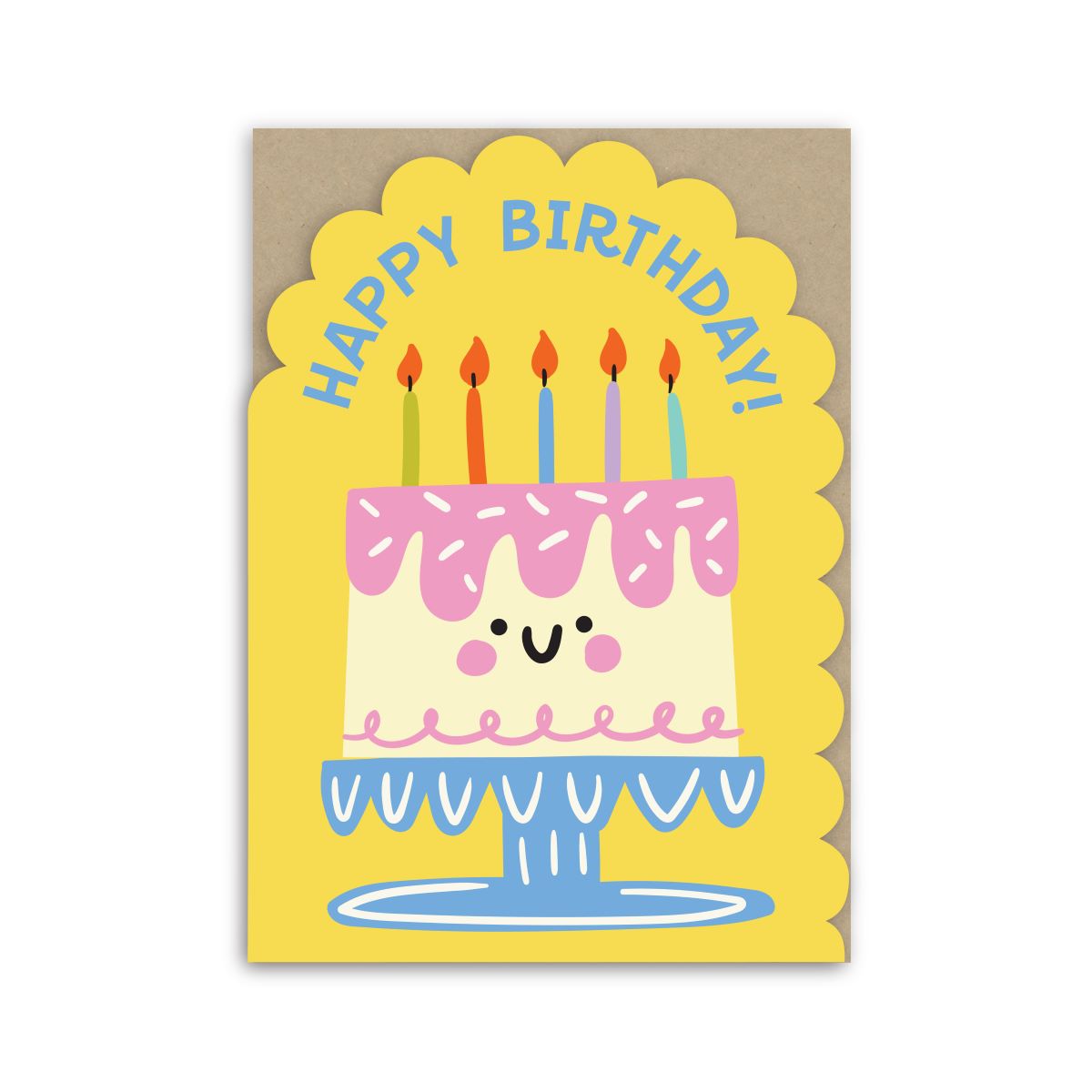 GC257-In Real Life-Birthday Cake-Card-Colour Pop