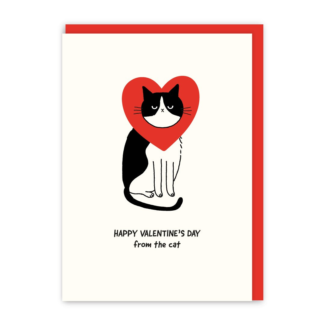 GC273-In Real Life-Valentine'S Day From The Cat-Card-