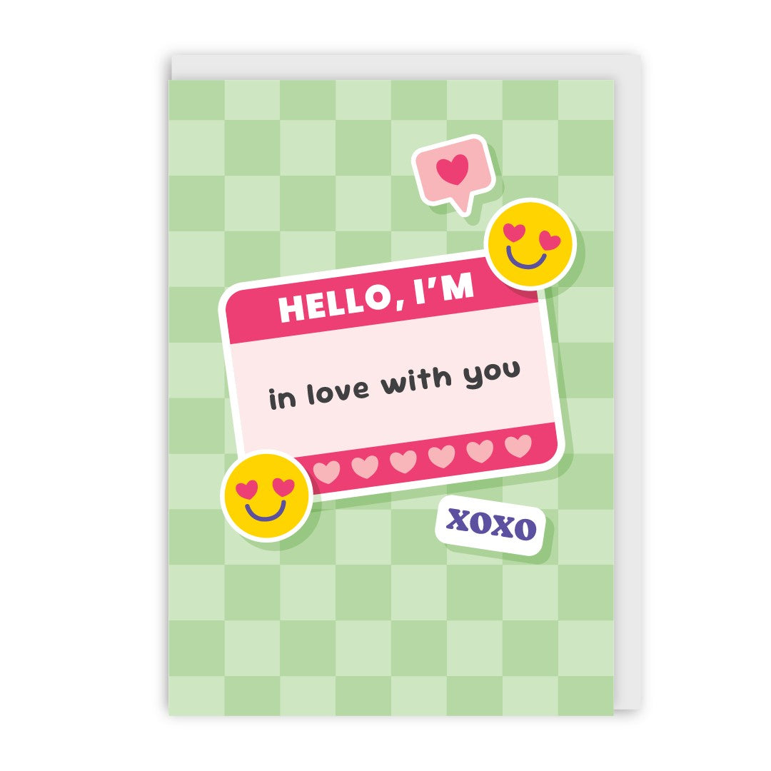 GC334-In Real Life-Hello I Am In Love-Card-