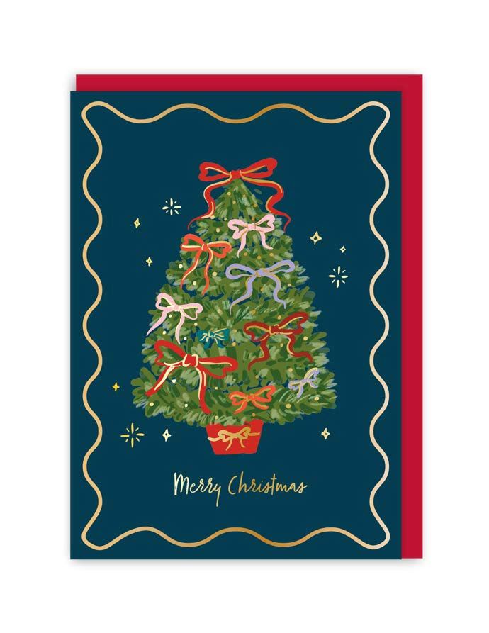 GC352-In Real Life-Seasons Greetings Snow Ski Scene Large-Xmas Card-Merry And Bright