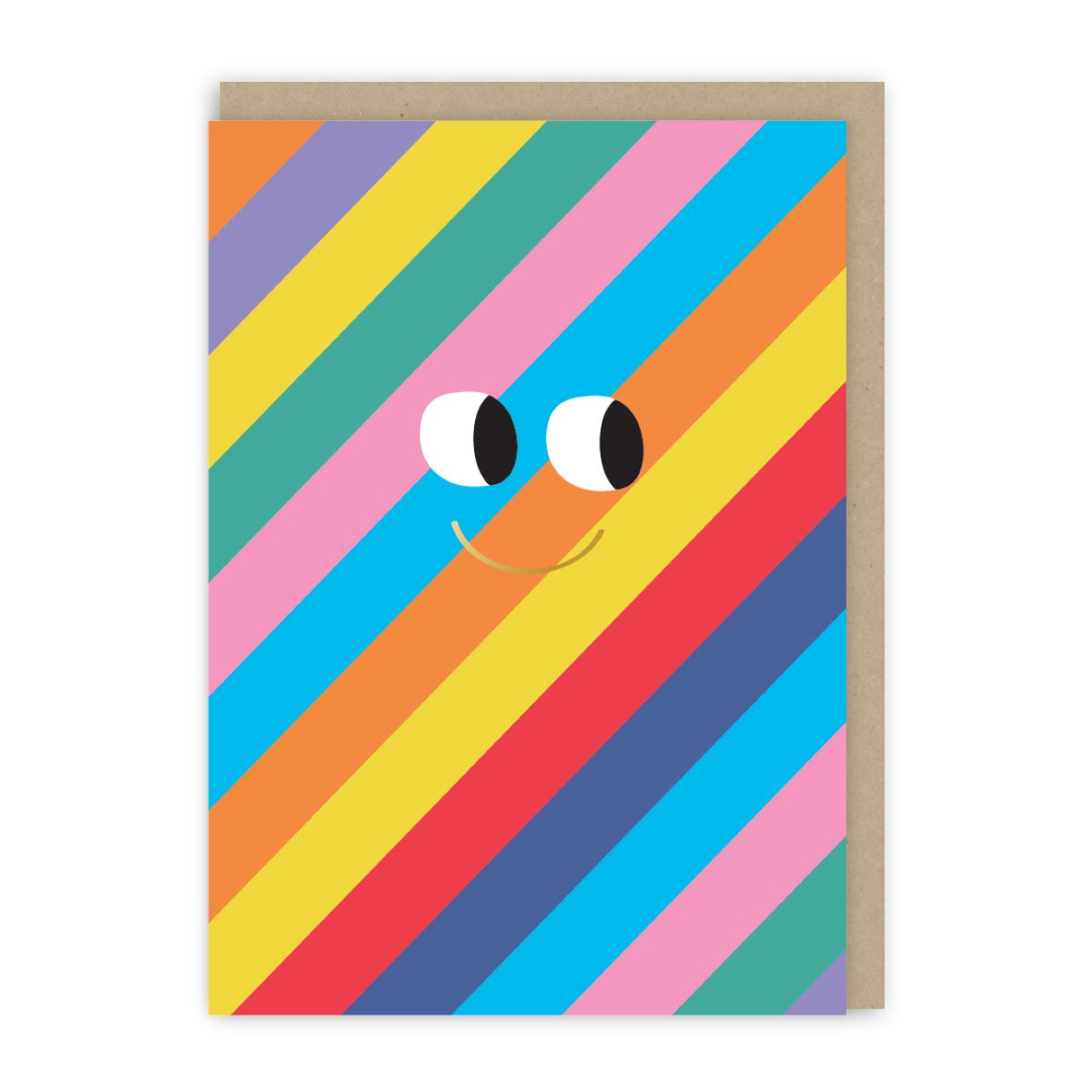 GC390-In Real Life-Smiley Rainbow-Card-Smiley Pop