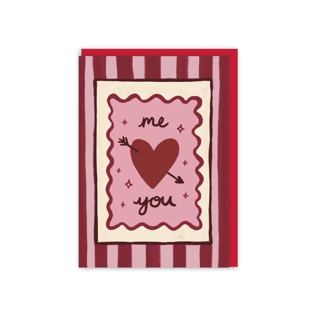 GC399-In Real Life-Heart-Card-Valentine'S Treats