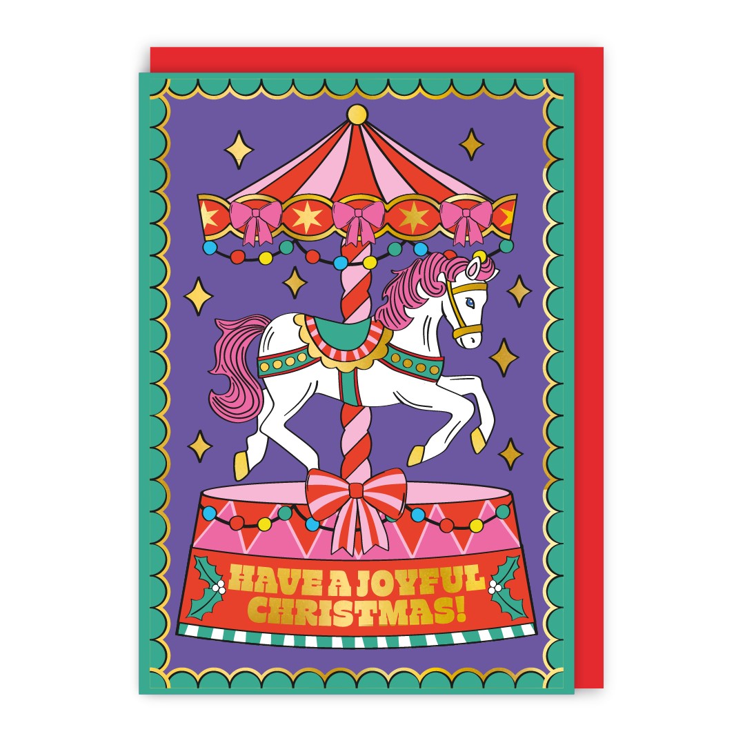 GC477-In Real Life-Joyful Christmas-Xmas Card-Merry Kitschmas