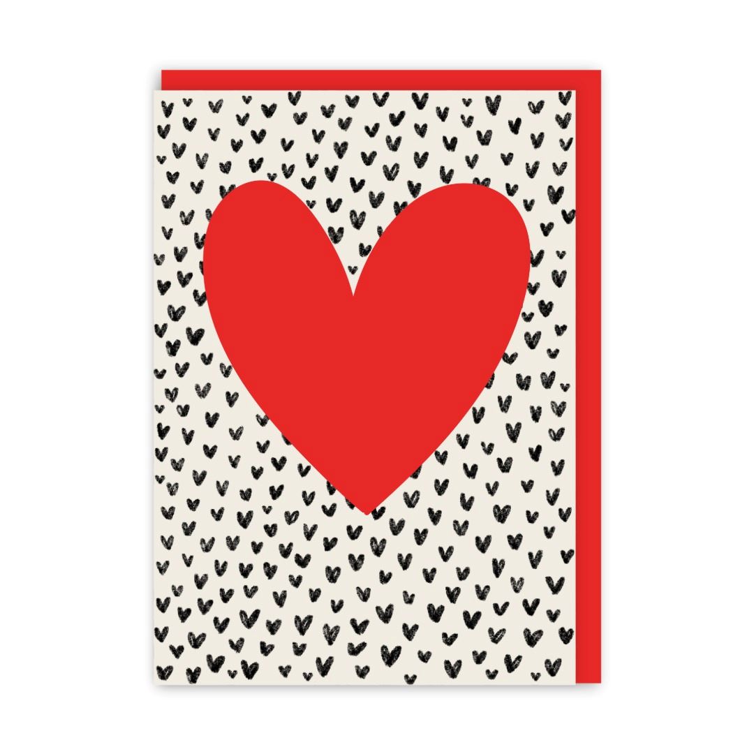 GC583-In Real Life-Big Red Heart-Card-