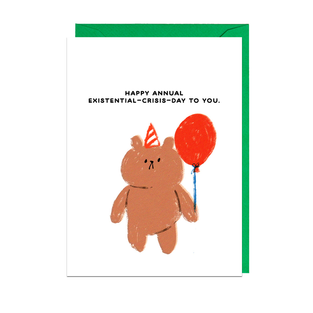 BGB101-Jolly Awesome-Happy Existential Crisis-Card-Bearly Getting By