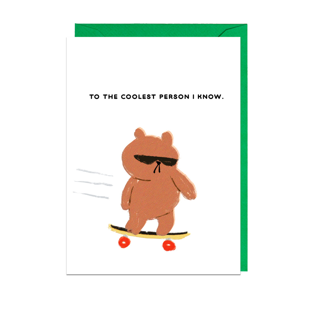 BGB121-Jolly Awesome-Coolest Person-Card-Bearly Getting By
