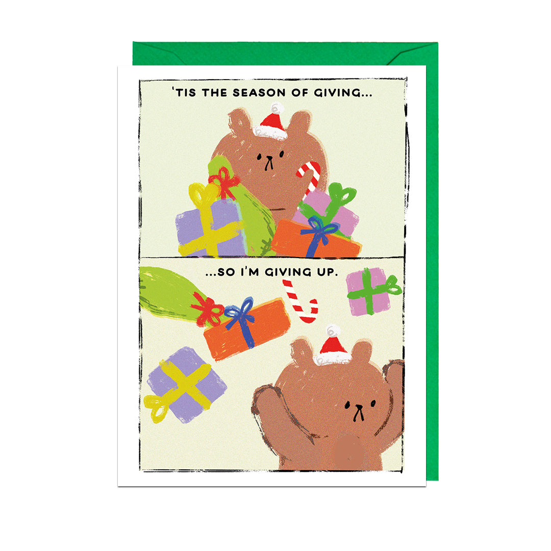 BGB235-Jolly Awesome-Season Of Giving-Xmas Card-