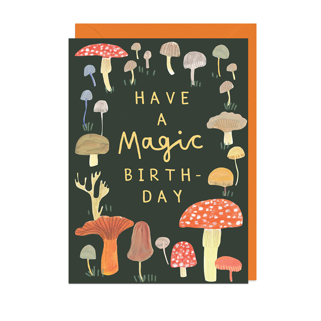 DO209-Jolly Awesome-Magic Birthday Mushroom-Card-Darcie Olley