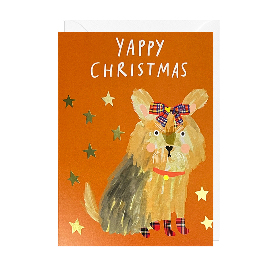 DO306-Jolly Awesome-Yappy Christmas - Foil-Xmas Card-