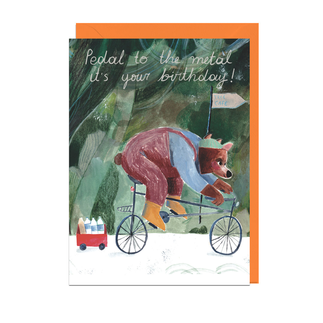 ET108-Jolly Awesome-Pedal To The Metal Birthday-Card-