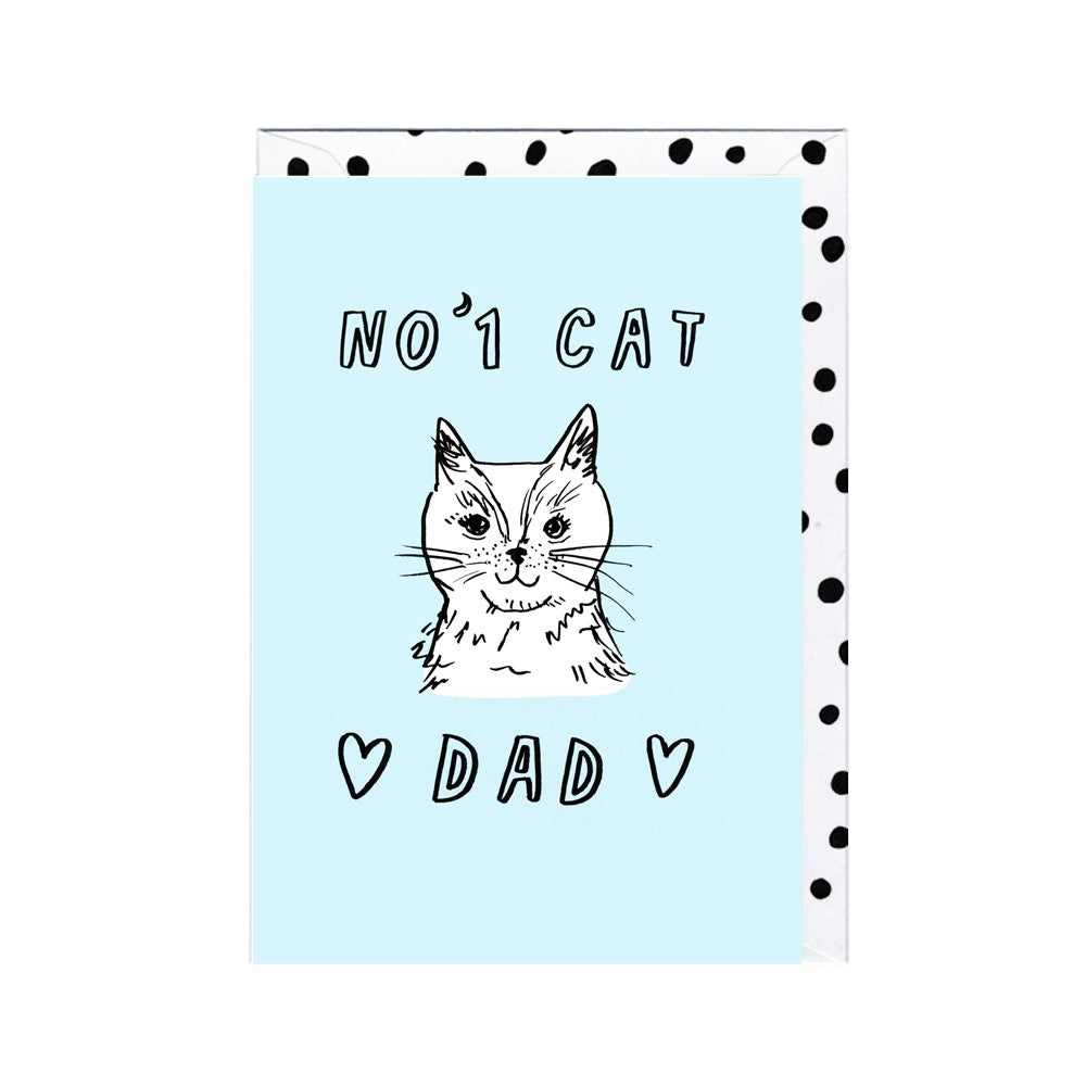 HR105-Jolly Awesome-Cat Dad-Card-