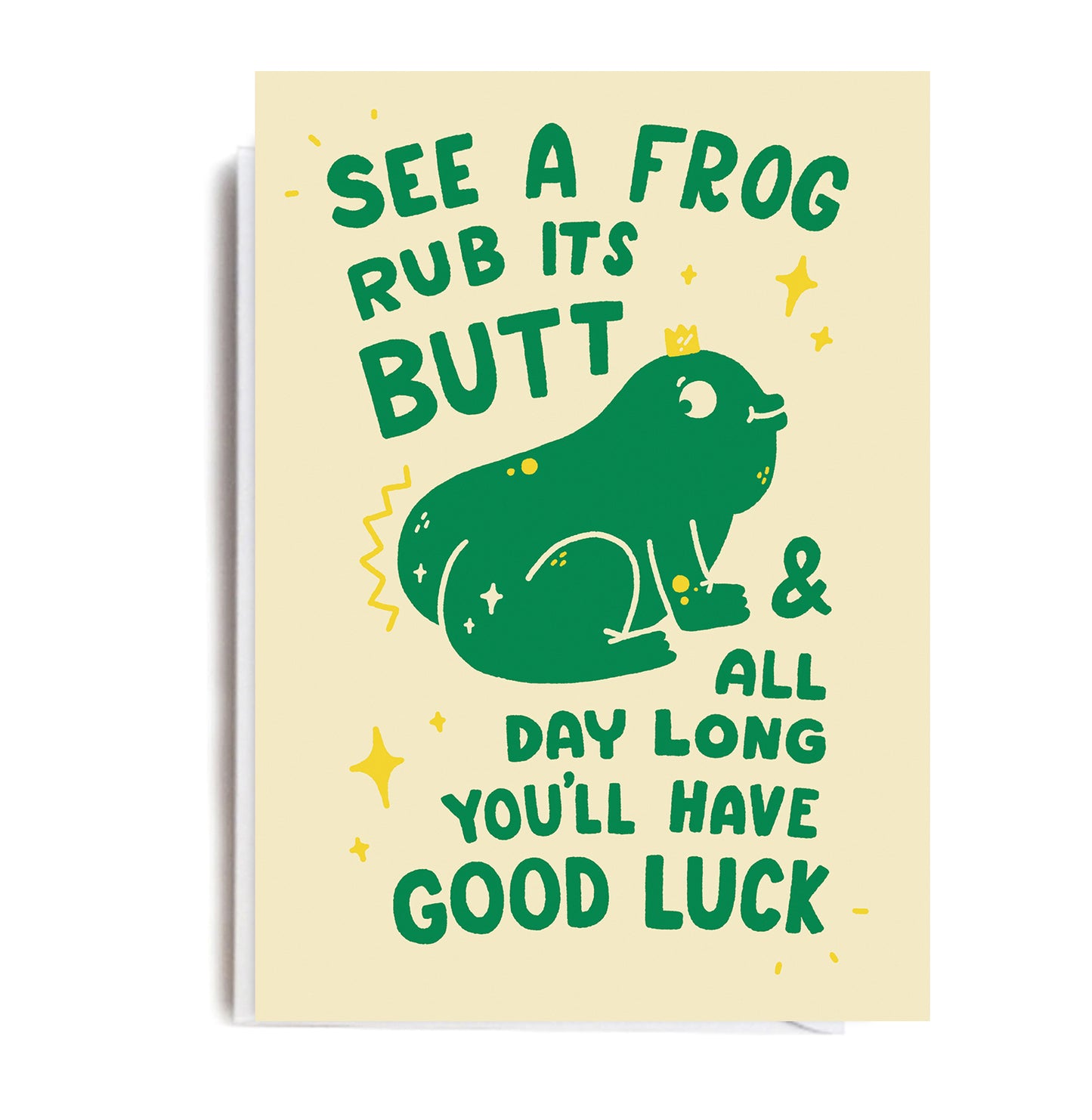 MJ148-Jolly Awesome-Frog Butt-Card-Illustrators