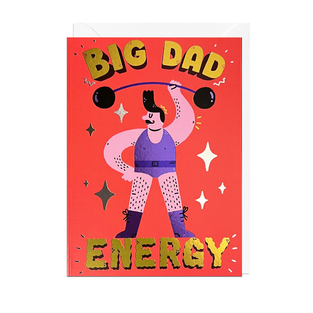 MJ202FOIL-Jolly Awesome-Big Dad Energy Foil-Card-