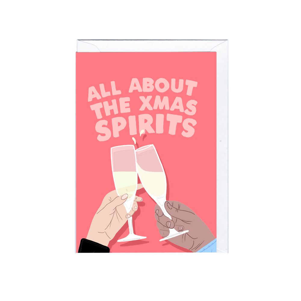 MJ2056-Jolly Awesome-Xmas Spirits-Xmas Card-