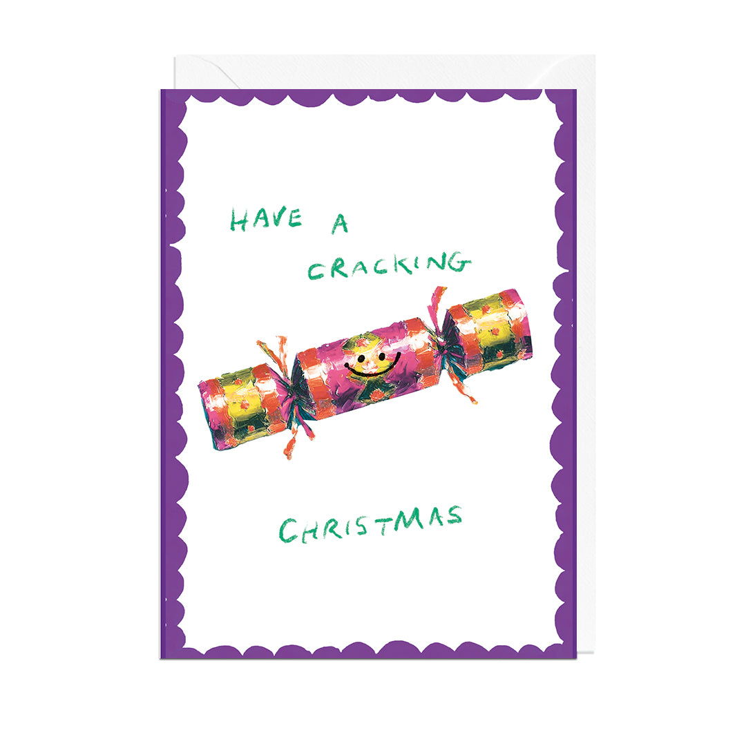 PG204-Jolly Awesome-Cracking Christmas-Xmas Card-