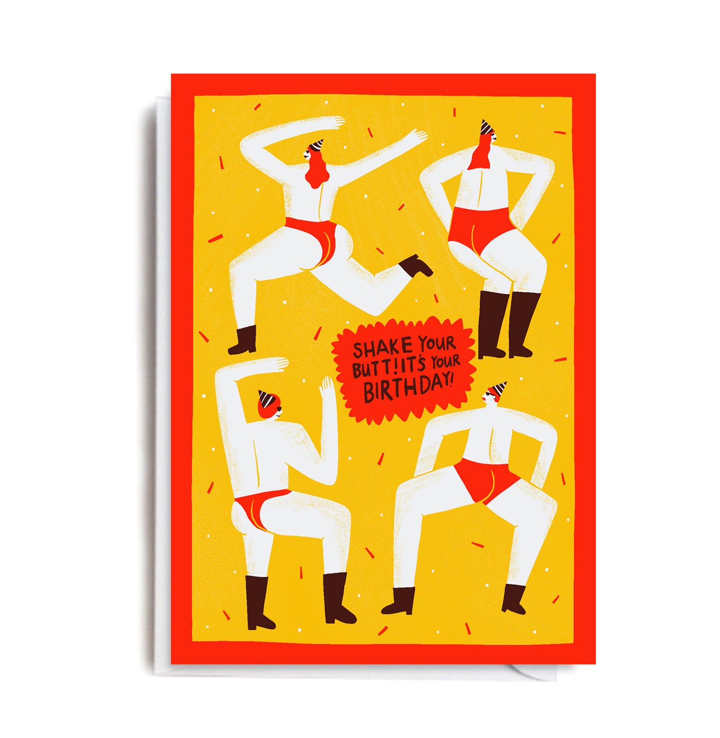 RDF118-Jolly Awesome-Shake Your Birthday Butt-Card-Illustrators