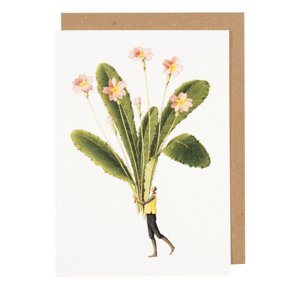 GC080-Laura Stoddart-Spring Flowers - Primrose-Card-