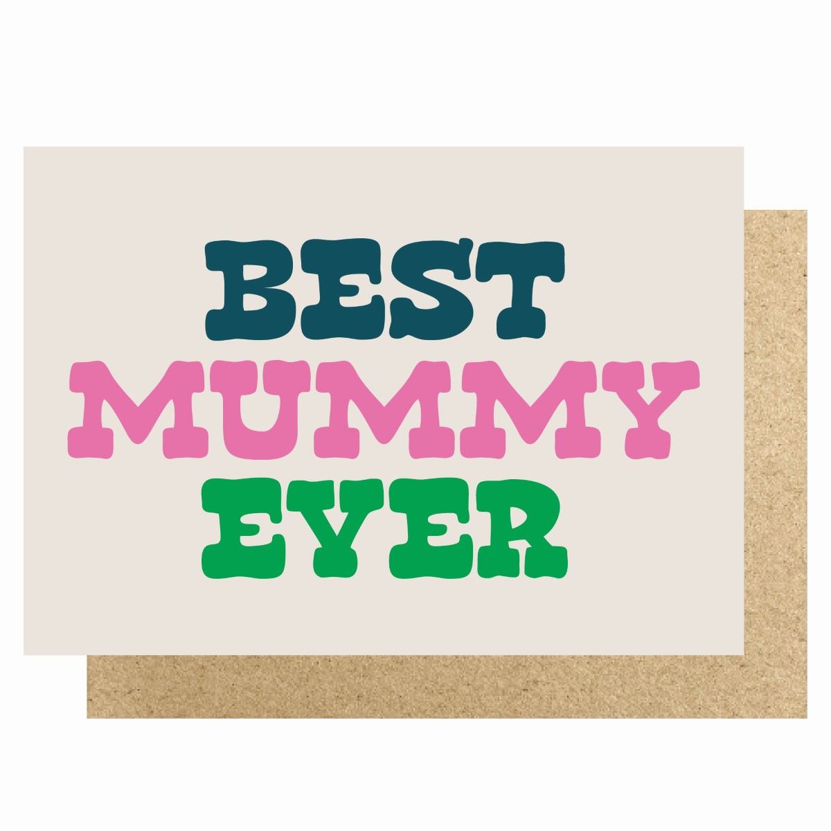 HOW281-Lucky Ink-Best Mummy Ever-Card-