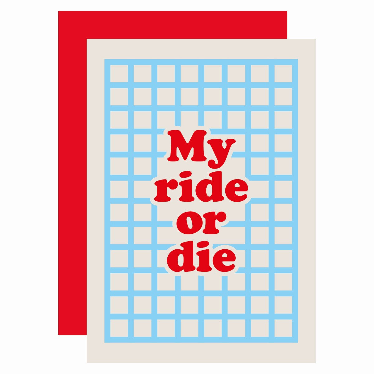 VIN007-Lucky Ink-My Ride Or Die-Card-