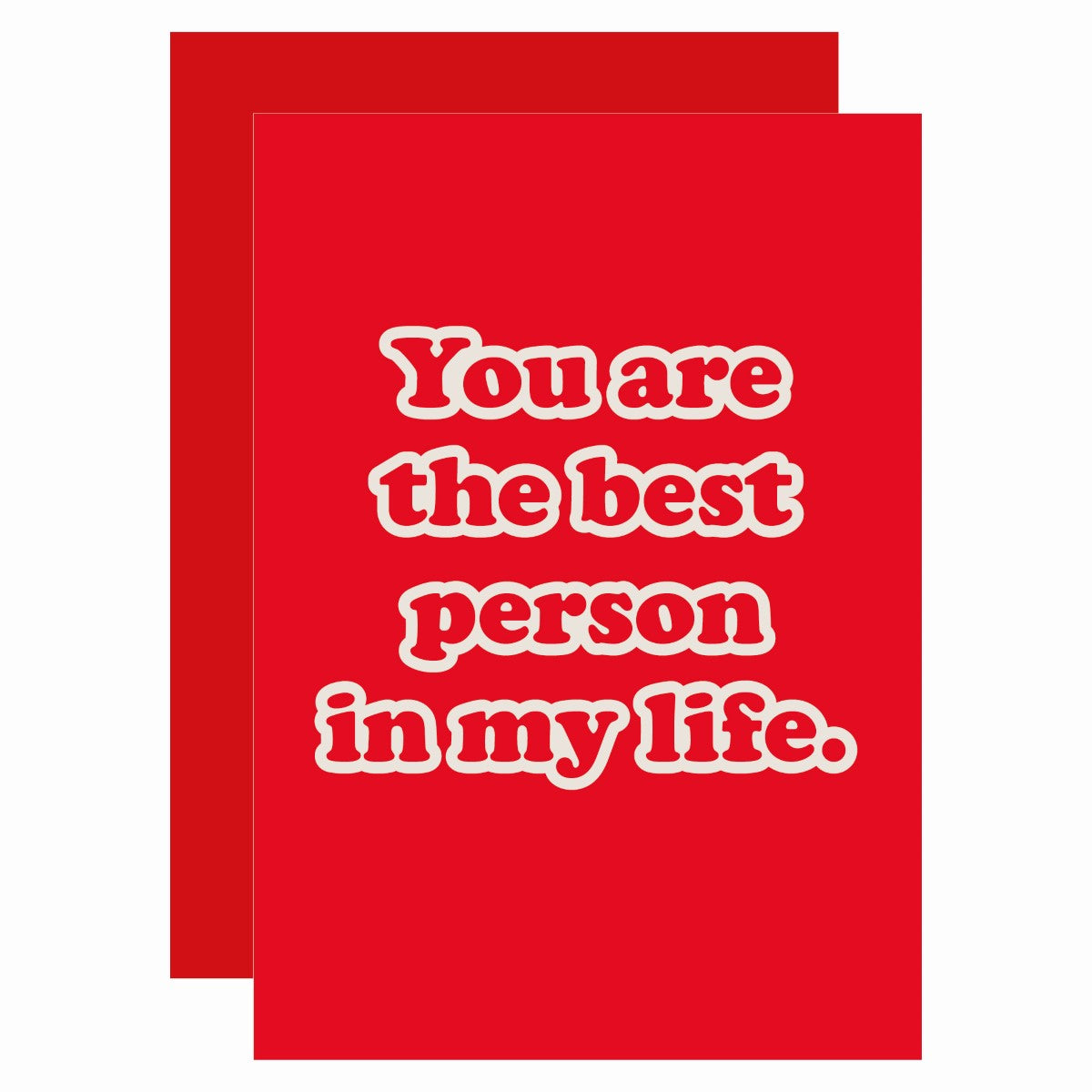 VIN011-Lucky Ink-Best Person In My Life-Card-