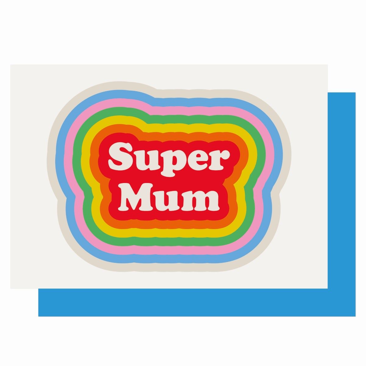 VIN043-Lucky Ink-Super Mum-Card-