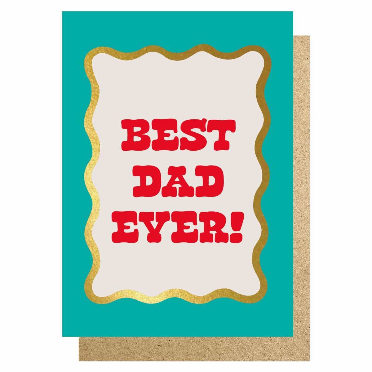WVFD011-Lucky Ink-Best Dad Ever-Card-