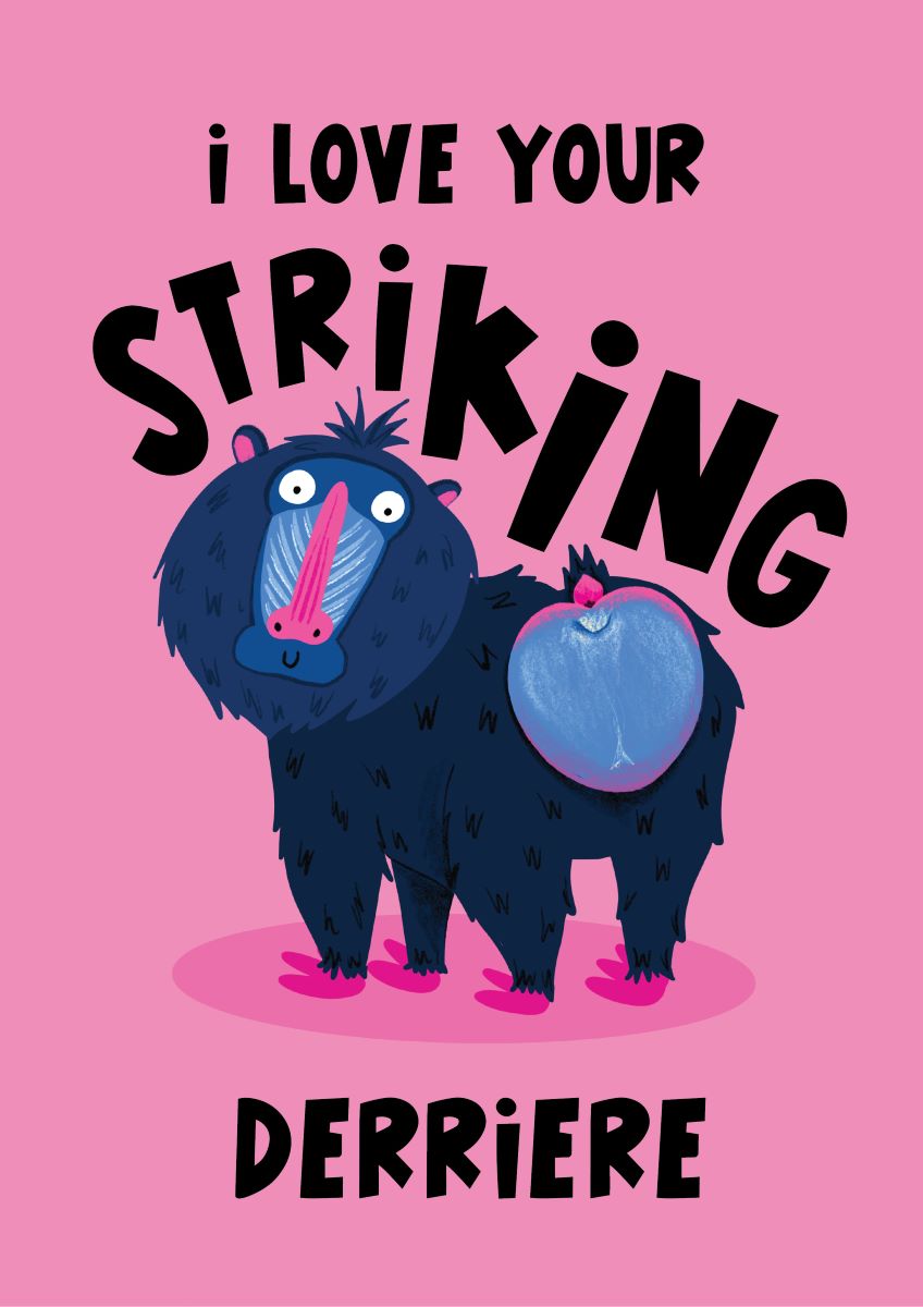 S14026-Lucy Maggie-Striking Derriere-Card-