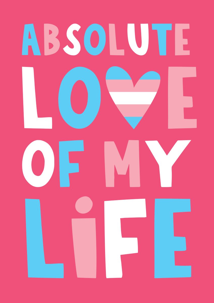 S17524-Lucy Maggie-Love Of My Life Trans-Card-