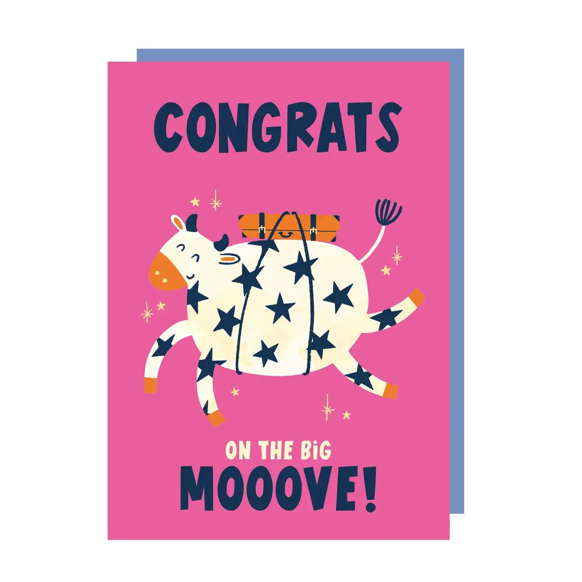 S7826-Lucy Maggie-Big Mooove Cow New Home-Card-Yeehaw And Yippee!
