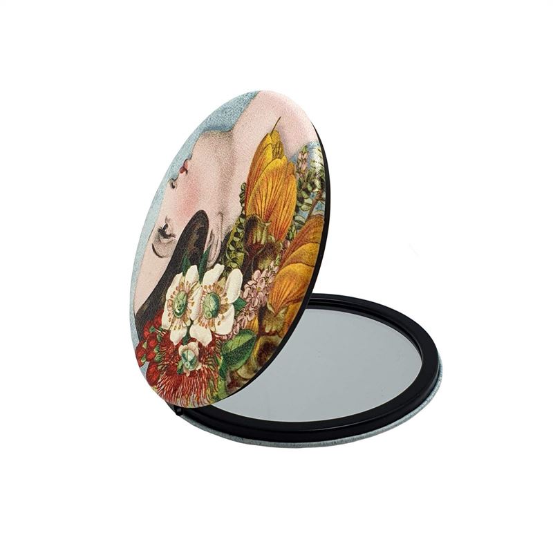 TWCM011 Live Wires Wikitoria Floribunda Cosmetic Mirror 8cm