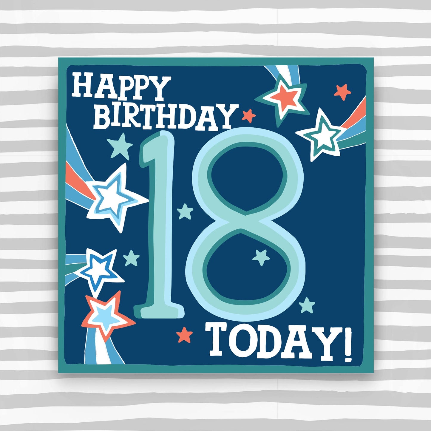HH018-Molly Mae-Male Aged 18 Birthday Card-Card-Hip Hip Hooray