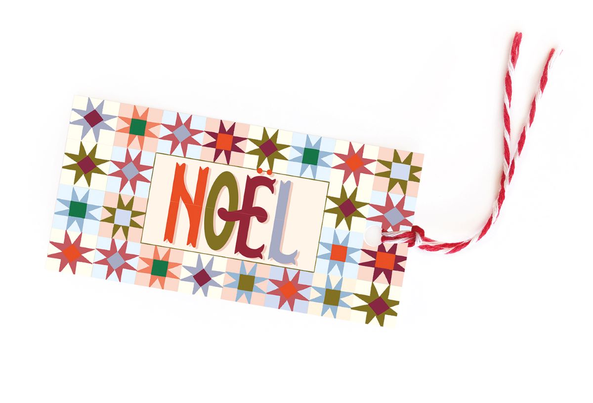 BG027-Noi-Noel Stars-Xmas Gift Tags-