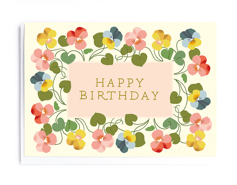CX004-Noi-Pansy Border-Card-