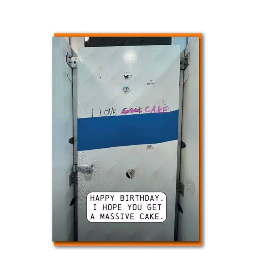 GT017-Objectables-I Love Cake-Card-Gone Taggin