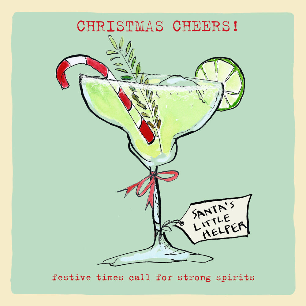 FP2052-Poet and Painter-Santas Helper-Xmas Card-Motley