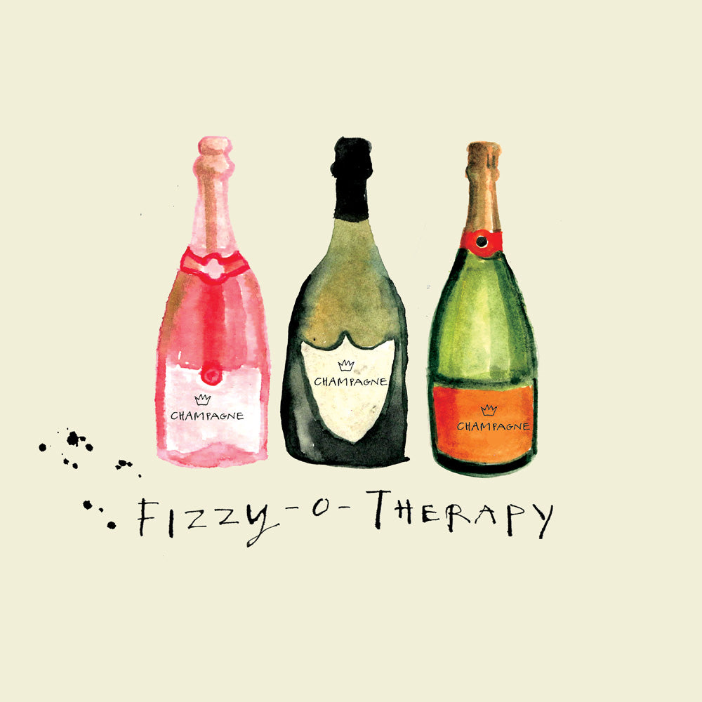 FP3067-Poet and Painter-Fizzy O Therapy Bottles-Card-Motley