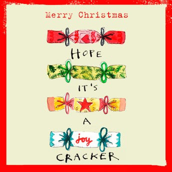 FP3176-Poet and Painter-Merry Christmas Crackers-Xmas Card-Motley