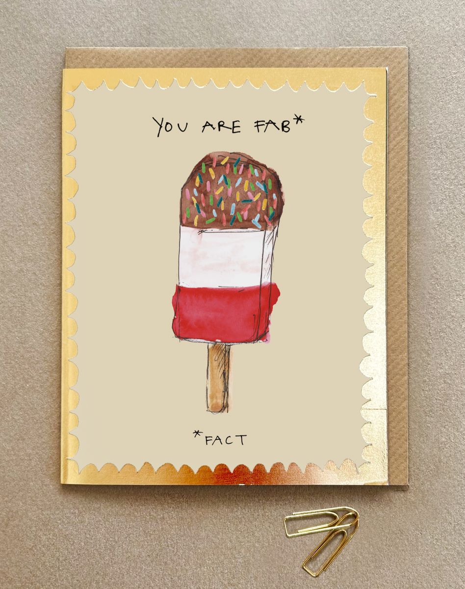 FP3482-Poet and Painter-You Are Fab-Card-Gala